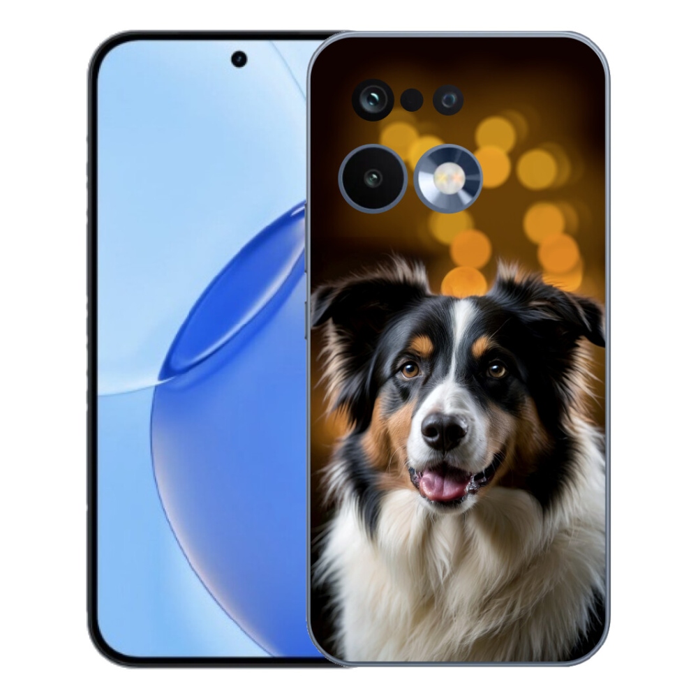 mmCase gél tok a Realme 16 Pro-hoz – mosolygós ausztrál juhászkutya
