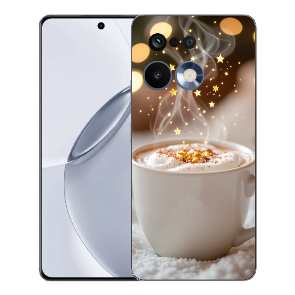 mmCase gél tok a Realme 16 Pro+ készülékhez – karácsonyi forró ital