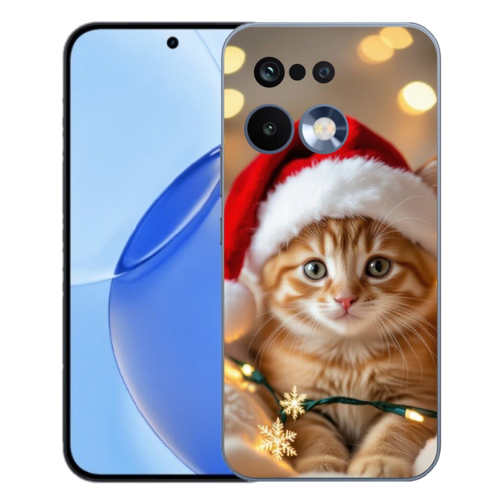 mmCase gél tok a Realme 16 Pro-hoz – karácsonyi cica