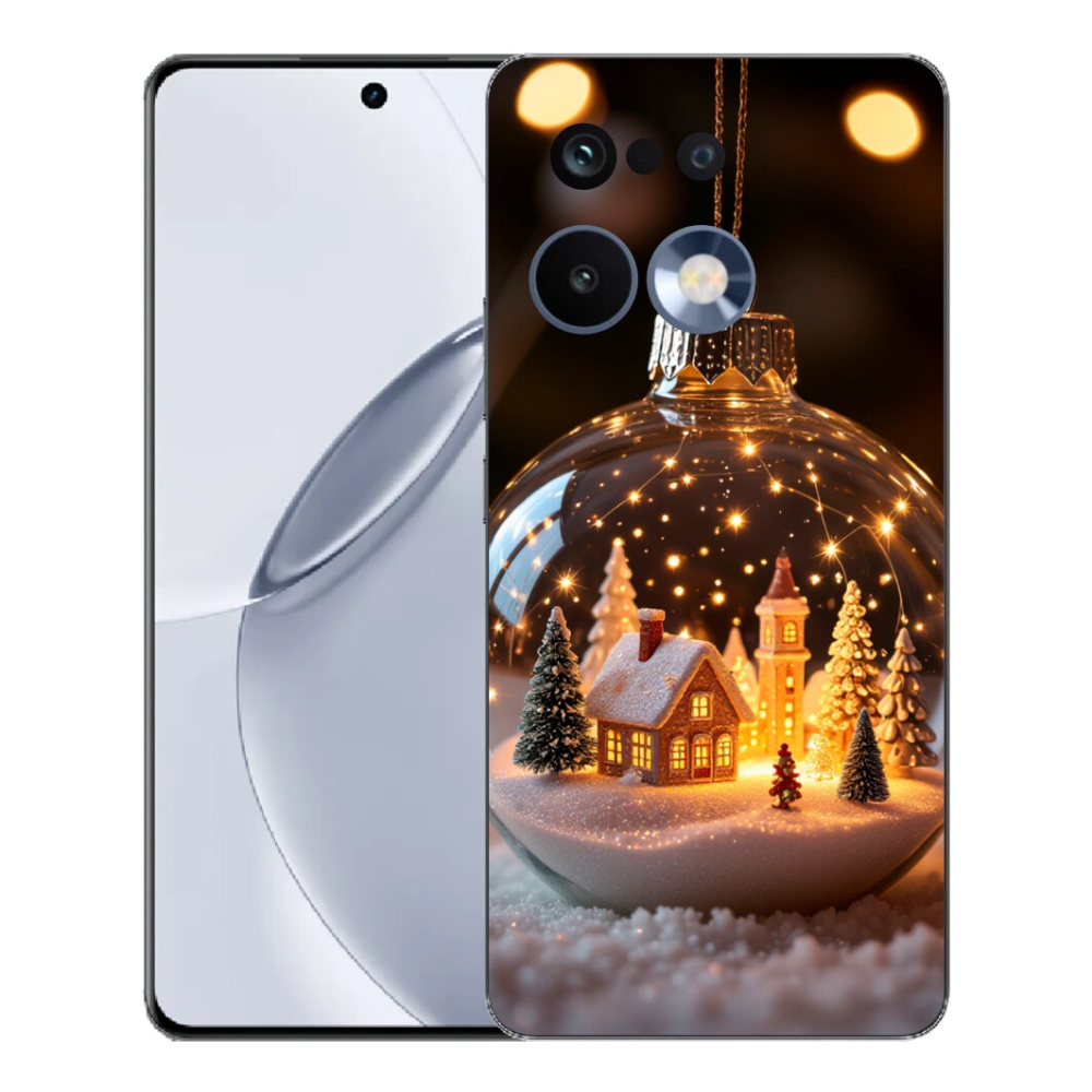 mmCase gél tok a Realme 16 Pro+ készülékhez – karácsonyi gömb 3