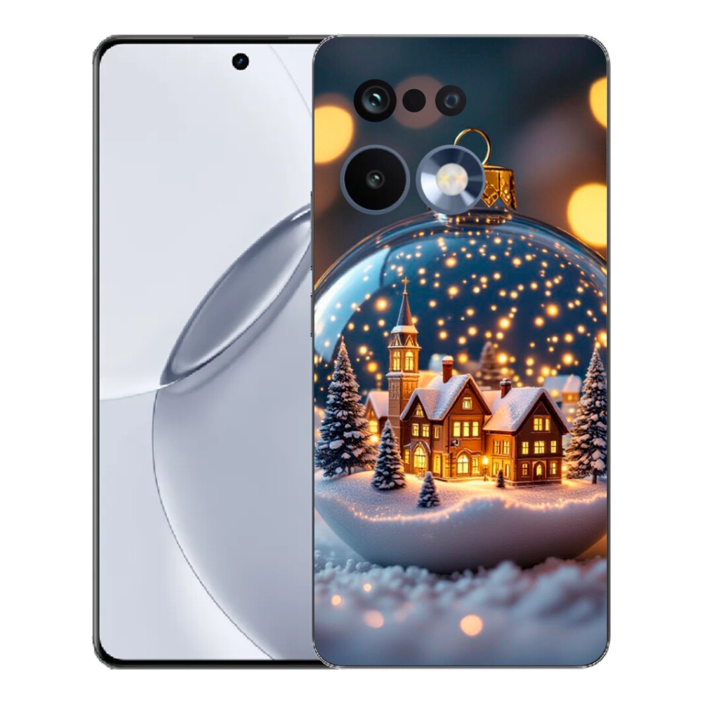 mmCase gél tok a Realme 16 Pro+ készülékhez – karácsonyi gömb 4