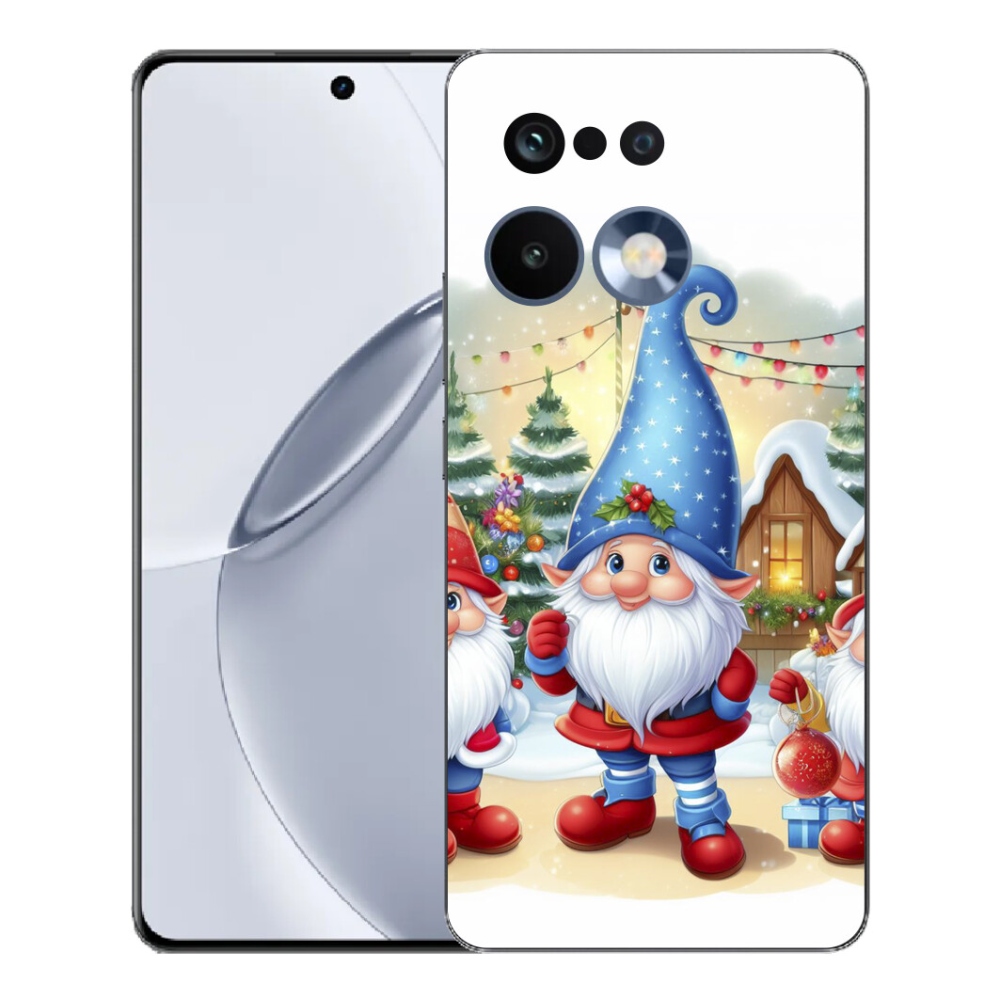 mmCase gél tok a Realme 16 Pro+ készülékhez – karácsonyi manók