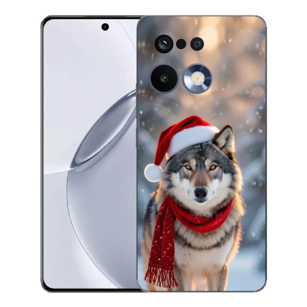 mmCase gél tok a Realme 16 Pro+ készülékhez – karácsonyi farkas