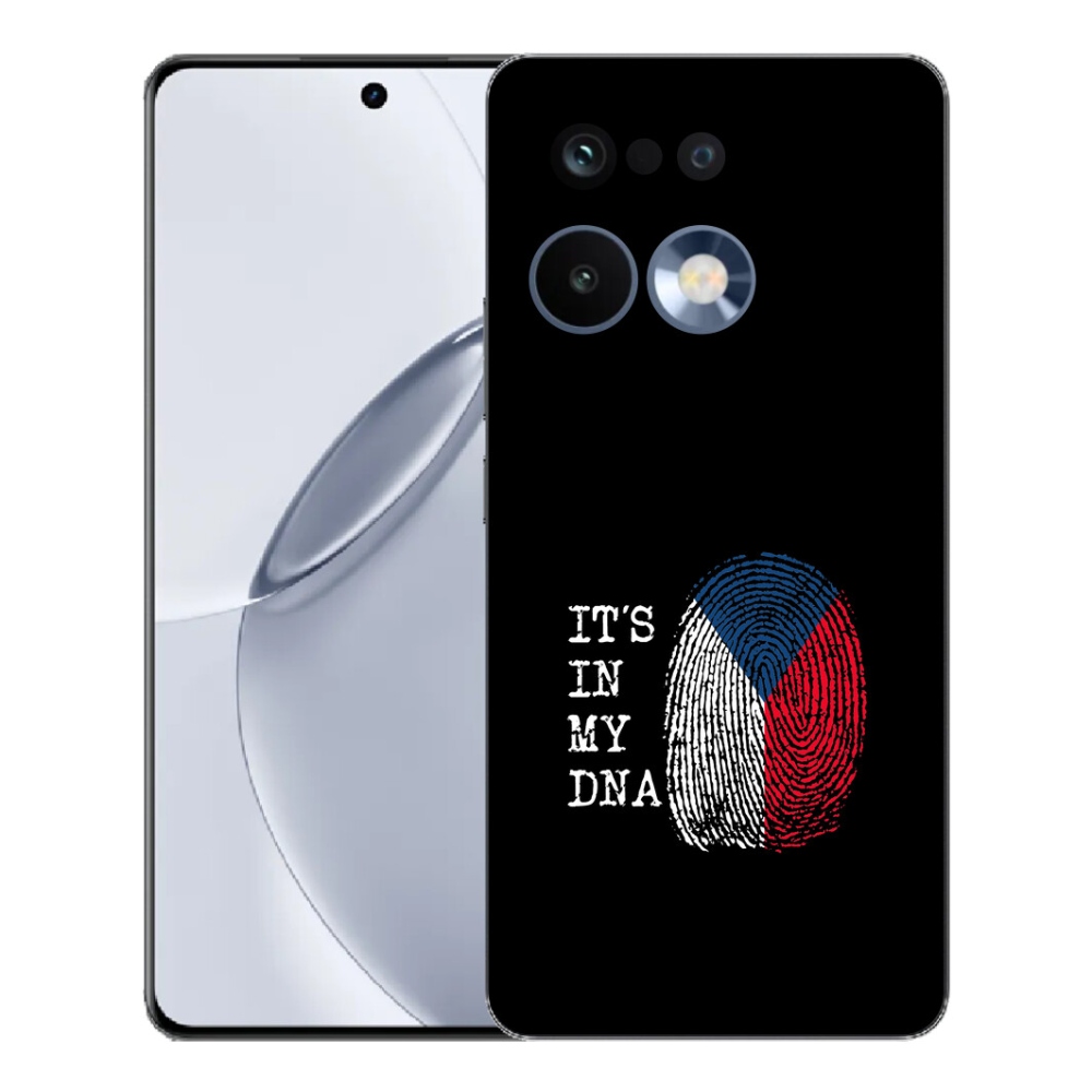 mmCase gél tok a Realme 16 Pro+ készülékhez – zászló, ujjlenyomat, fekete háttér