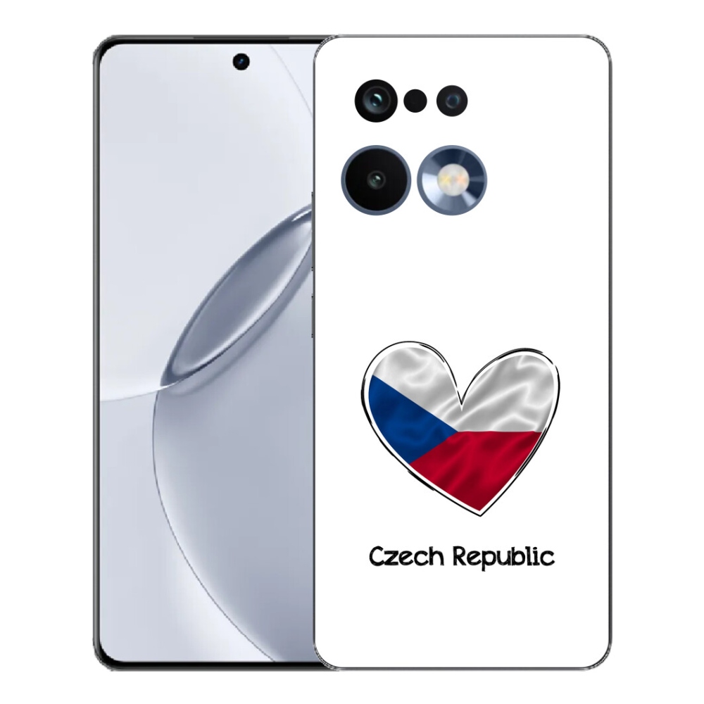 mmCase géltok a Realme 16 Pro+ készülékhez – zászló, szív, fehér háttér