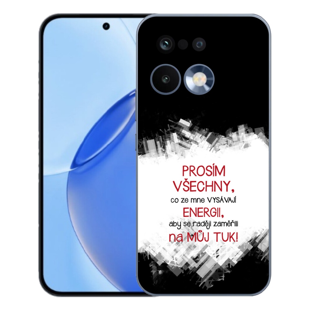 mmCase géltok a Realme 16 Pro-hoz – vicces felirat, 1 db, piros