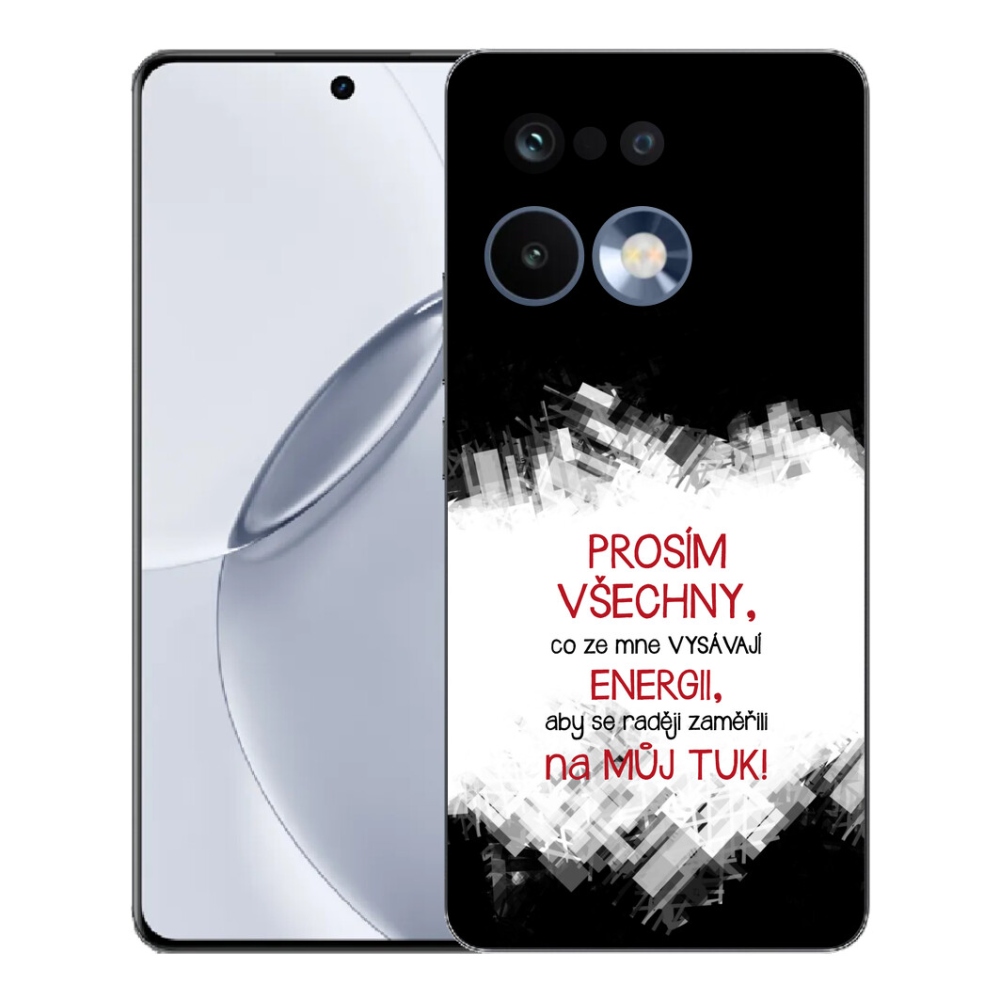 mmCase gél tok a Realme 16 Pro+ készülékhez – vicces felirat, 1 db, piros