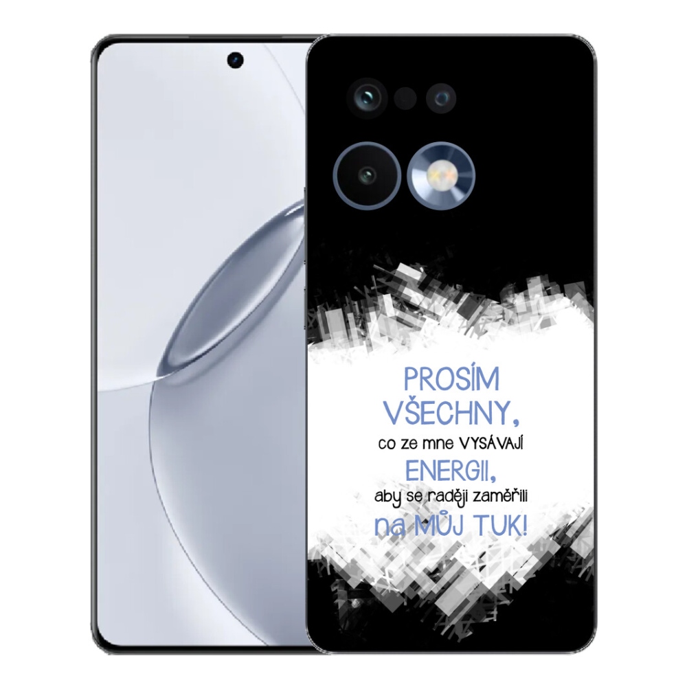 mmCase géltok a Realme 16 Pro+ készülékhez – vicces felirat, 1 db, kék