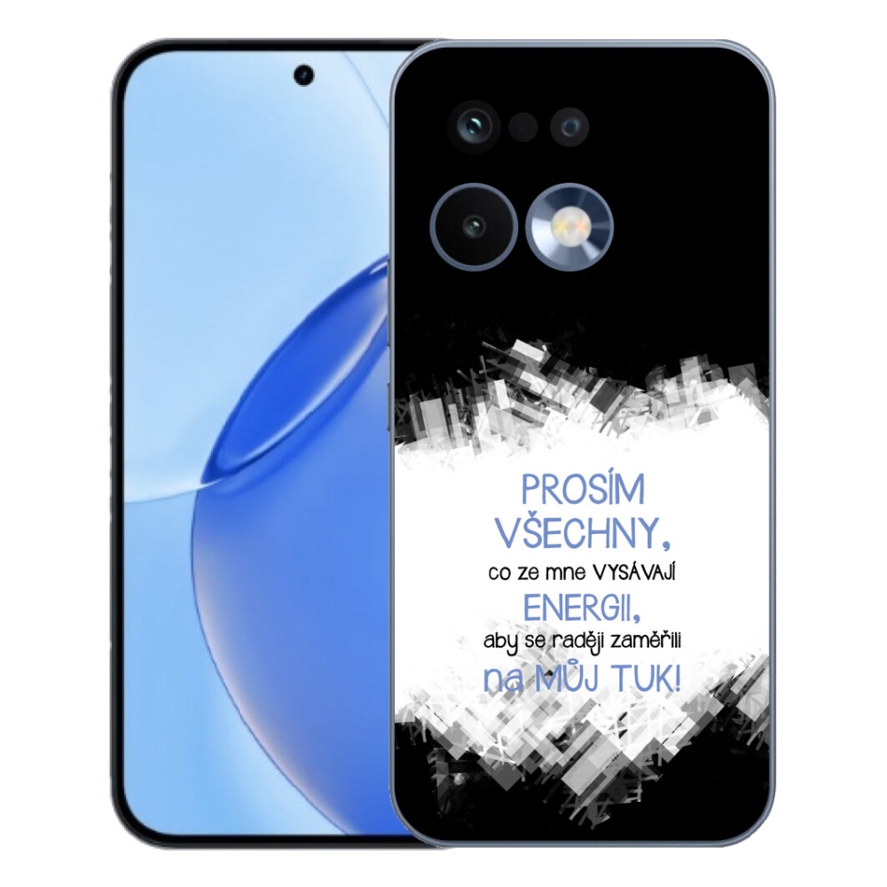 mmCase géltok a Realme 16 Pro-hoz – vicces felirat, 1 db, kék