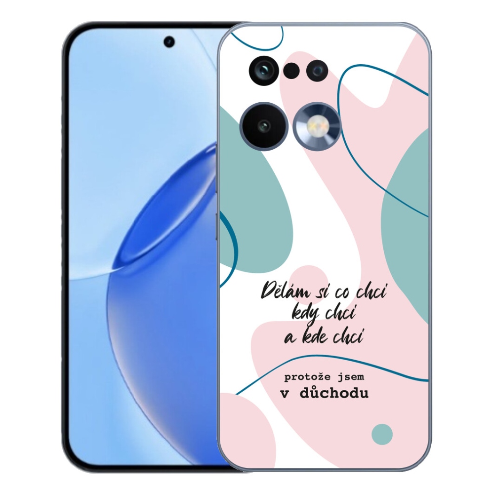 mmCase géltok a Realme 16 Pro-hoz – vicces felirat, 10 fehér háttér