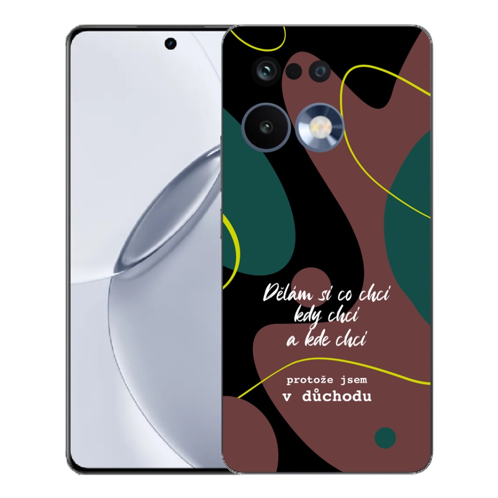 mmCase géltok a Realme 16 Pro+ készülékhez – vicces felirat, 10 fekete háttér