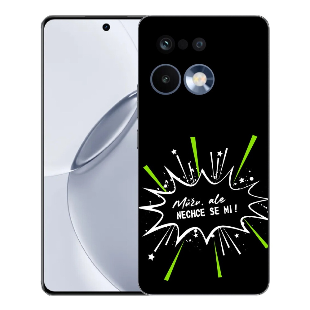 mmCase géltok a Realme 16 Pro+ készülékhez – vicces felirat, 11, fekete háttér
