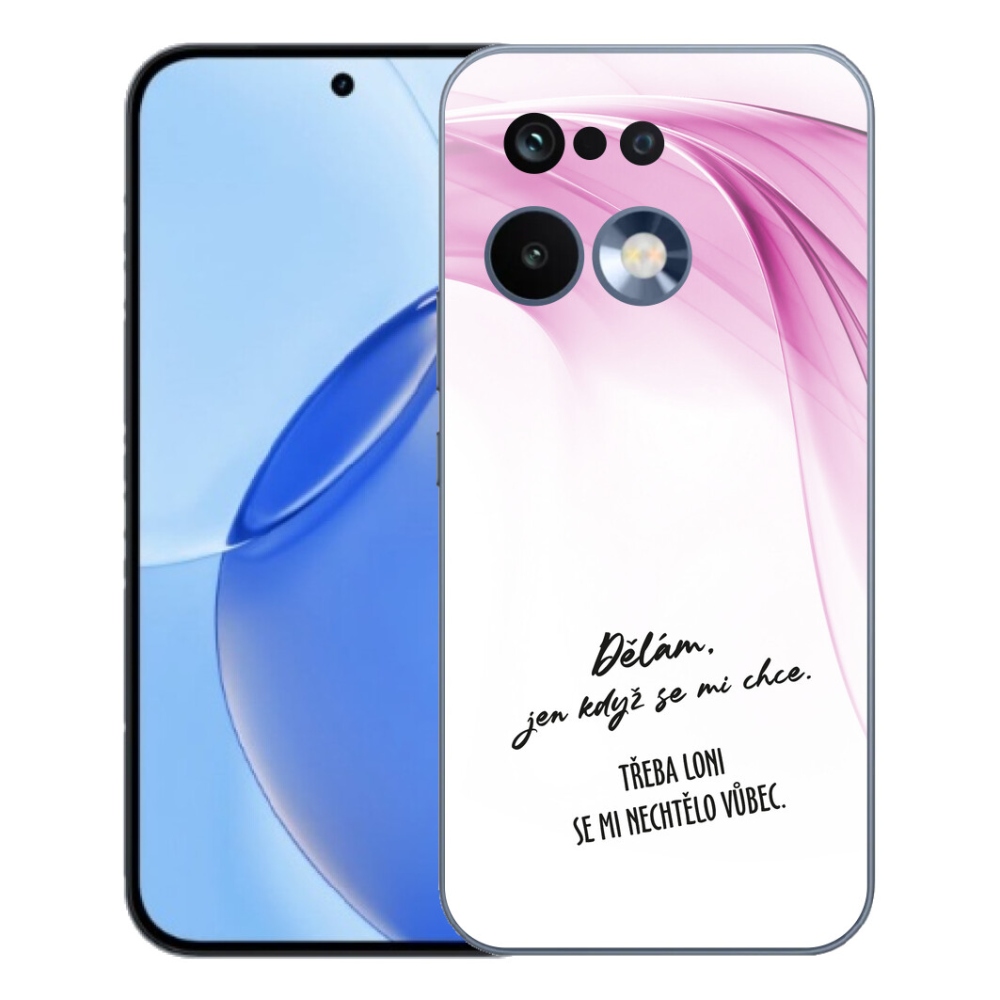 mmCase géltok a Realme 16 Pro-hoz – vicces felirat, 12, fehér háttér