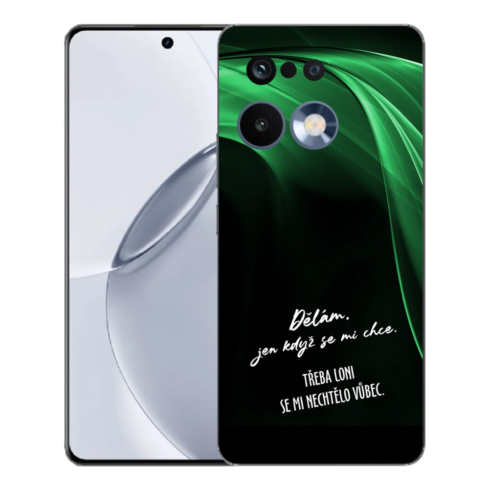 mmCase géltok a Realme 16 Pro+ készülékhez – vicces felirat, 12, fekete háttér