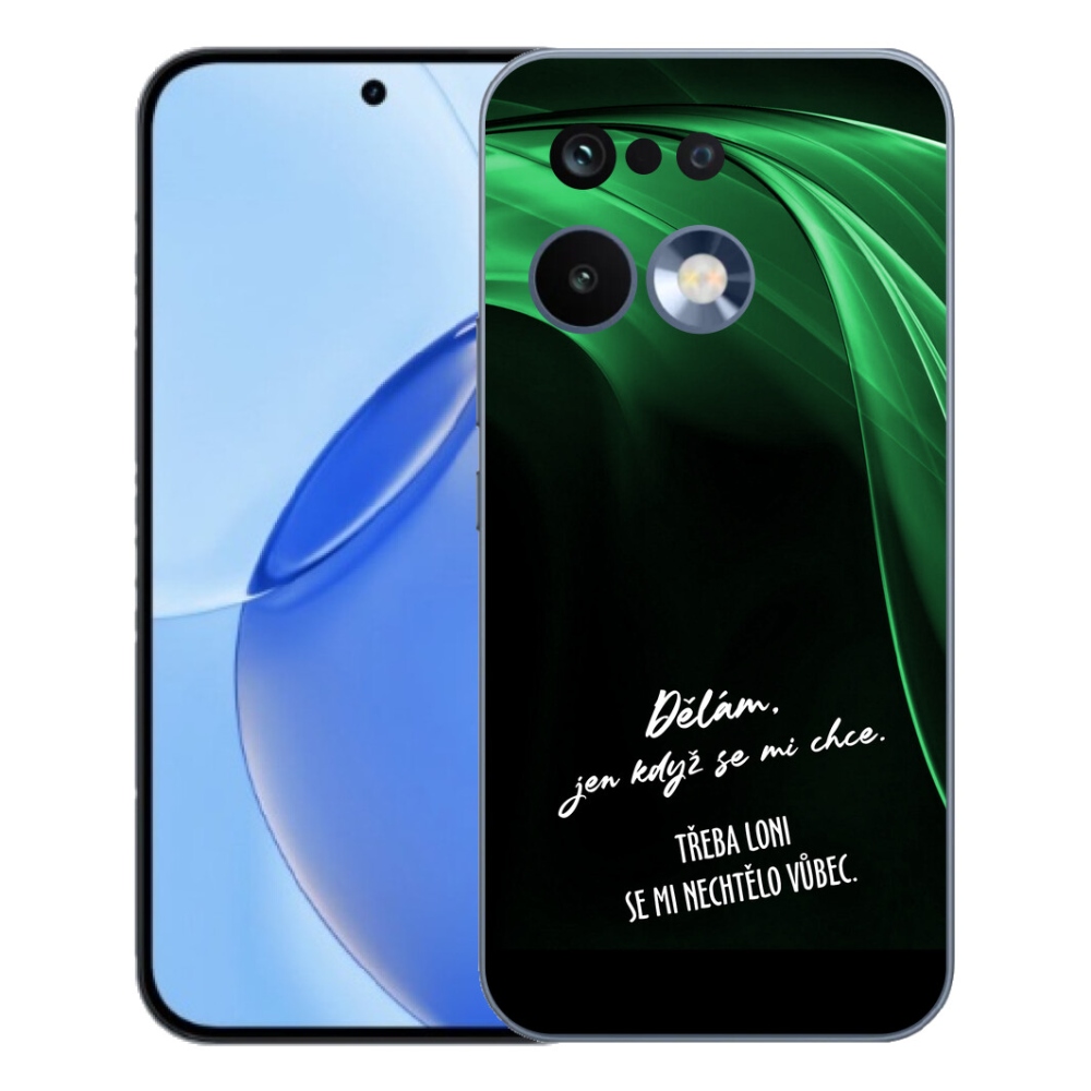 mmCase géltok a Realme 16 Pro-hoz – vicces felirat, 12, fekete háttér