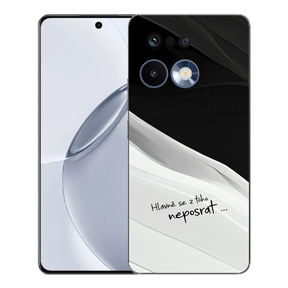 mmCase géltok a Realme 16 Pro+ készülékhez – vicces felirat, 13 fekete-fehér háttér