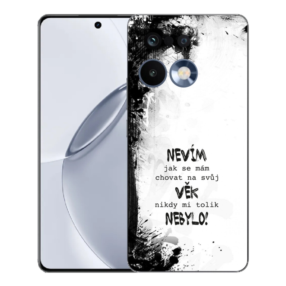 mmCase géltok a Realme 16 Pro+ készülékhez – vicces felirat, 14, fehér háttér