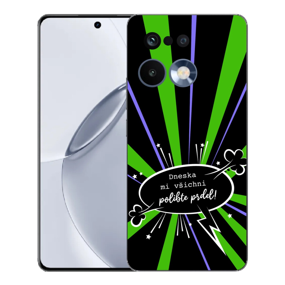 mmCase géltok a Realme 16 Pro+ készülékhez – vicces felirat, 15, fekete háttér