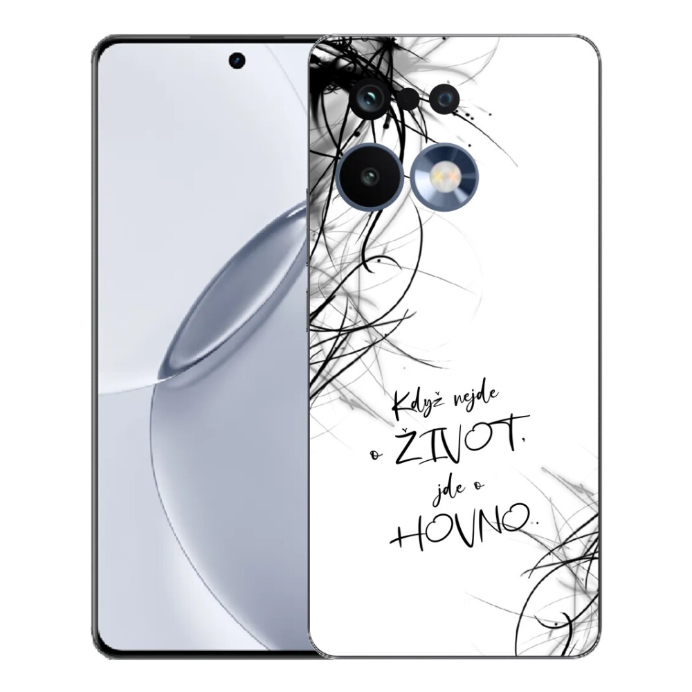 mmCase géltok a Realme 16 Pro+ készülékhez – vicces felirat, 16, fehér háttér