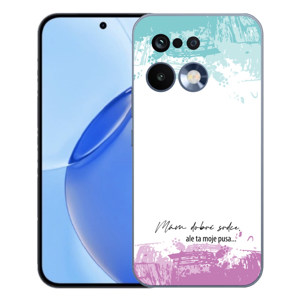 mmCase géltok a Realme 16 Pro-hoz – vicces felirat, 3 fehér háttér