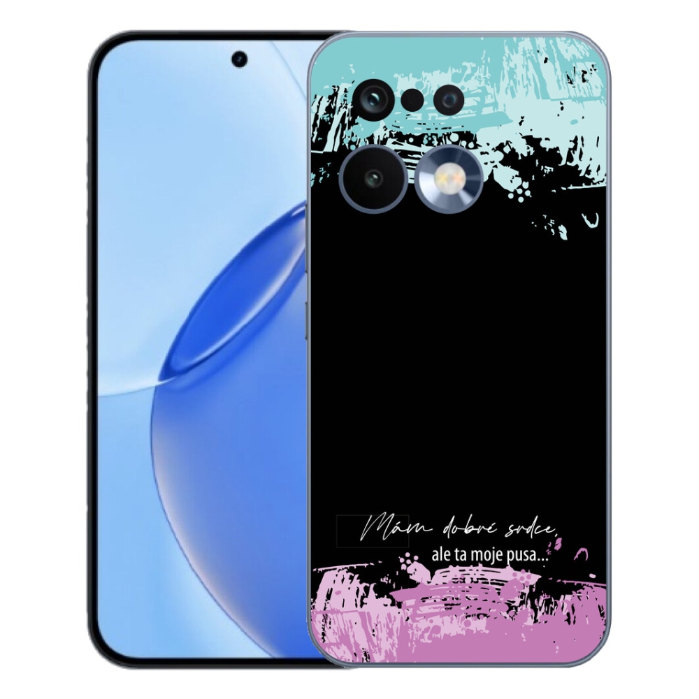 mmCase gél tok a Realme 16 Pro-hoz – vicces felirat, 3 fekete háttér