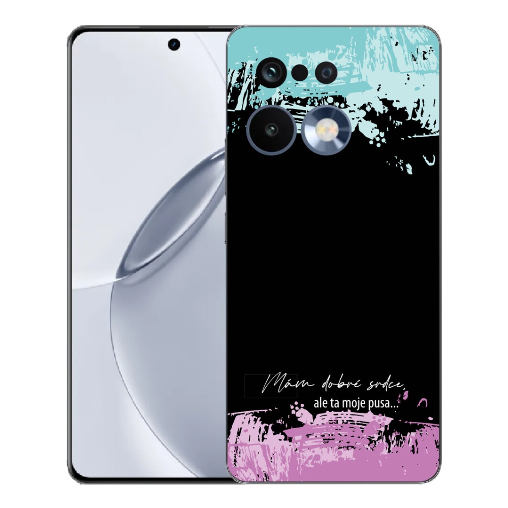 mmCase géltok a Realme 16 Pro+ készülékhez – vicces felirat, 3 fekete háttér