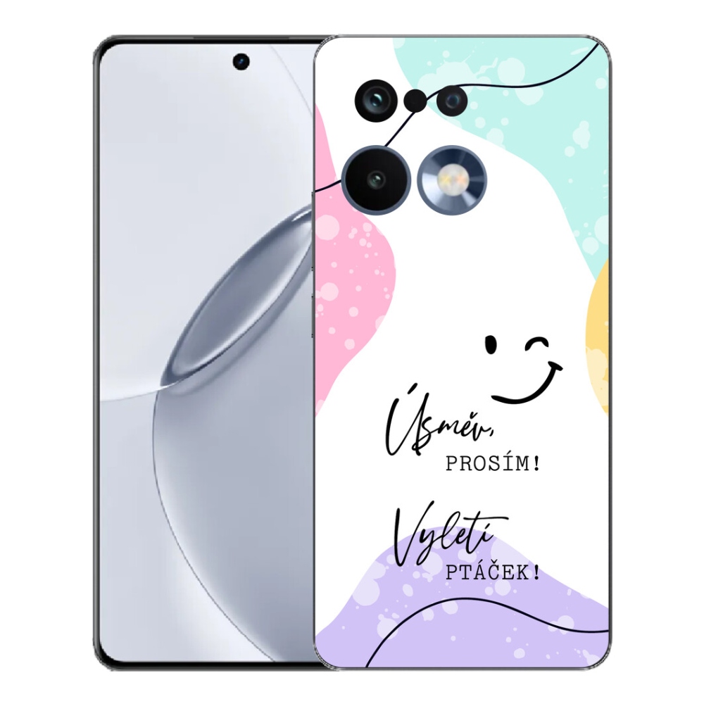 mmCase gél tok a Realme 16 Pro+ készülékhez – vicces felirat, 4 fehér háttér