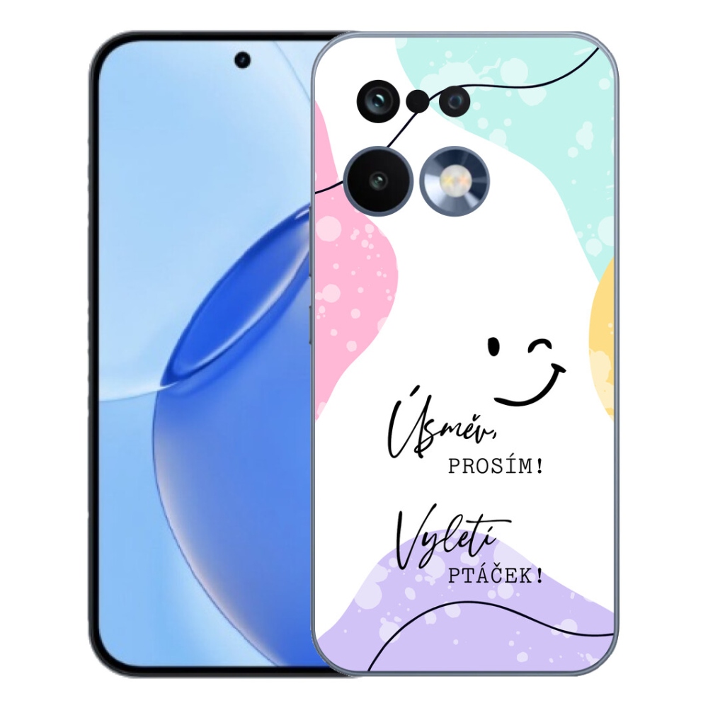 mmCase géltok a Realme 16 Pro-hoz – vicces felirat, 4 fehér háttér