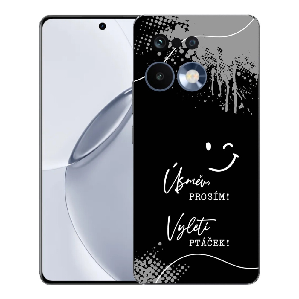 mmCase gél tok a Realme 16 Pro+ készülékhez – vicces felirat, 4 fekete háttér