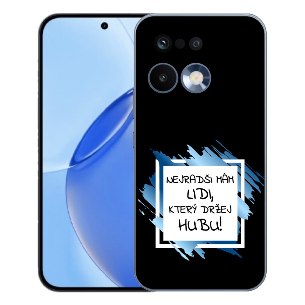 mmCase géltok a Realme 16 Pro-hoz – vicces felirat, 7 fekete-fehér háttér