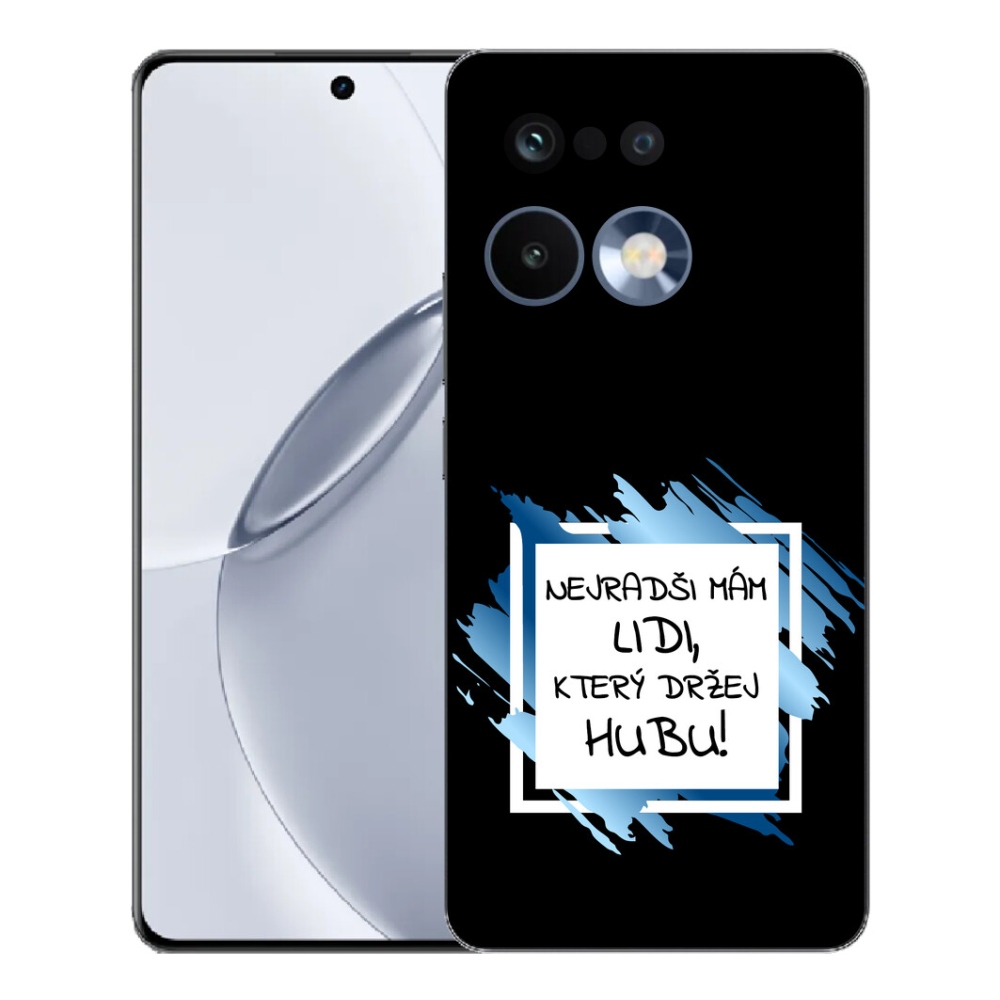 mmCase gél tok a Realme 16 Pro+ készülékhez – vicces felirat, 7 fekete-fehér háttér