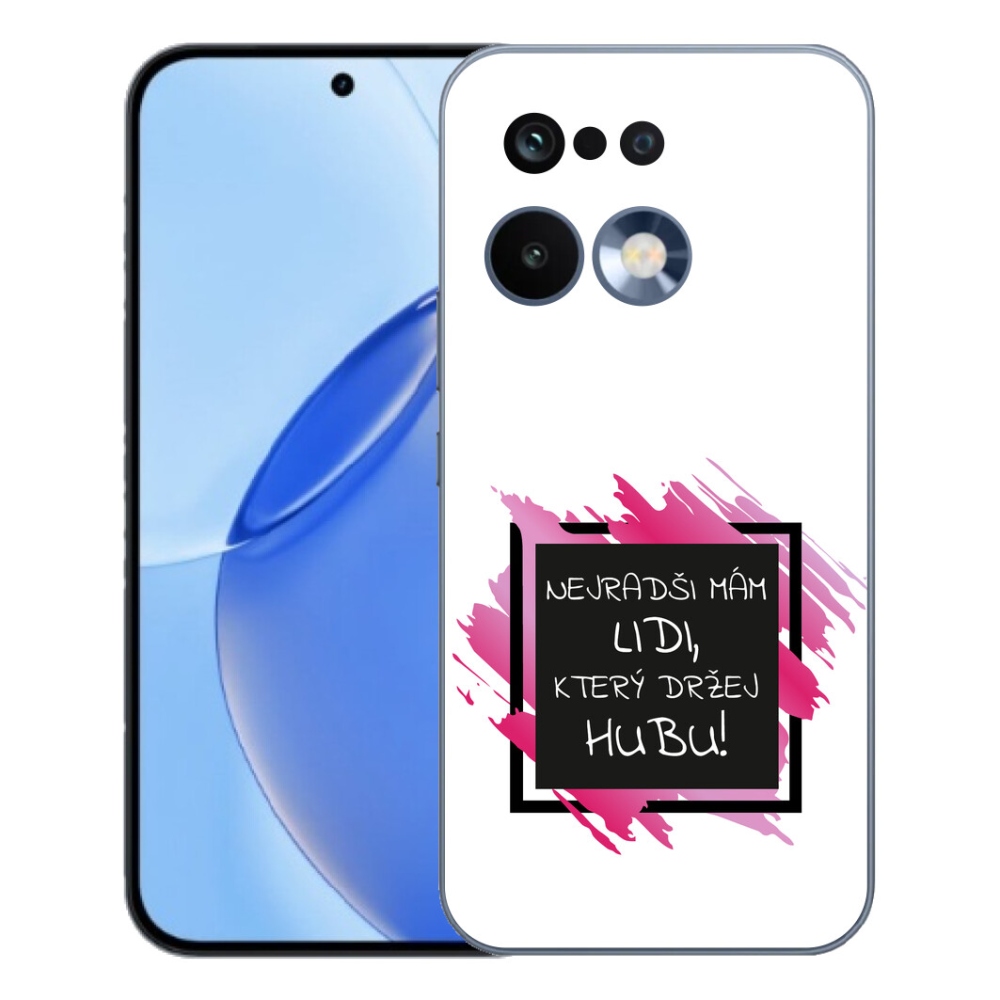 mmCase géltok a Realme 16 Pro-hoz – vicces felirat, 7 fekete-fehér háttér