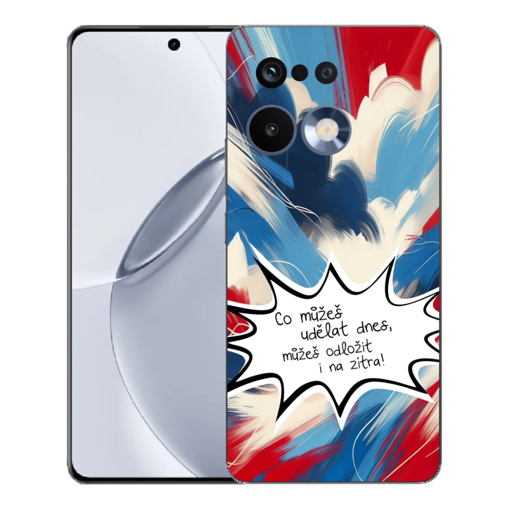 mmCase géltok a Realme 16 Pro+ készülékhez – vicces felirat, 9-es fehér háttér