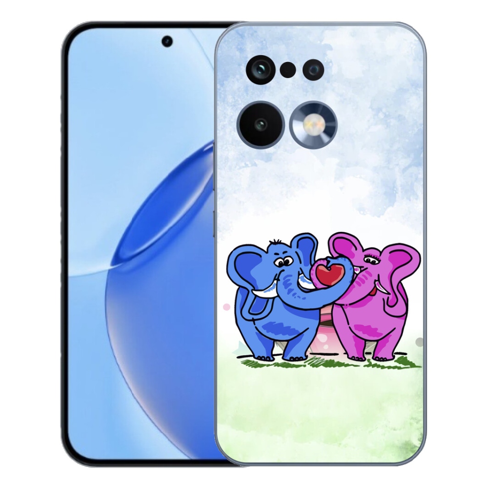 mmCase géltok a Realme 16 Pro-hoz – szerelmes elefántok