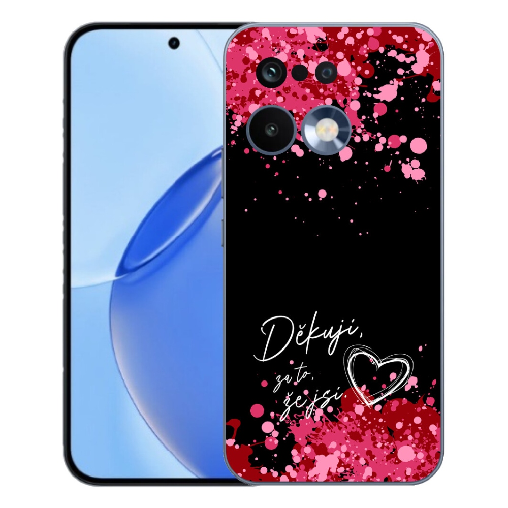 mmCase géltok a Realme 16 Pro-hoz – „In Love” felirat, 2, fekete háttér