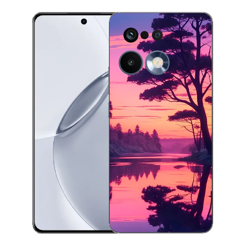 mmCase géltok a Realme 16 Pro+ készülékhez – naplemente a tó felett
