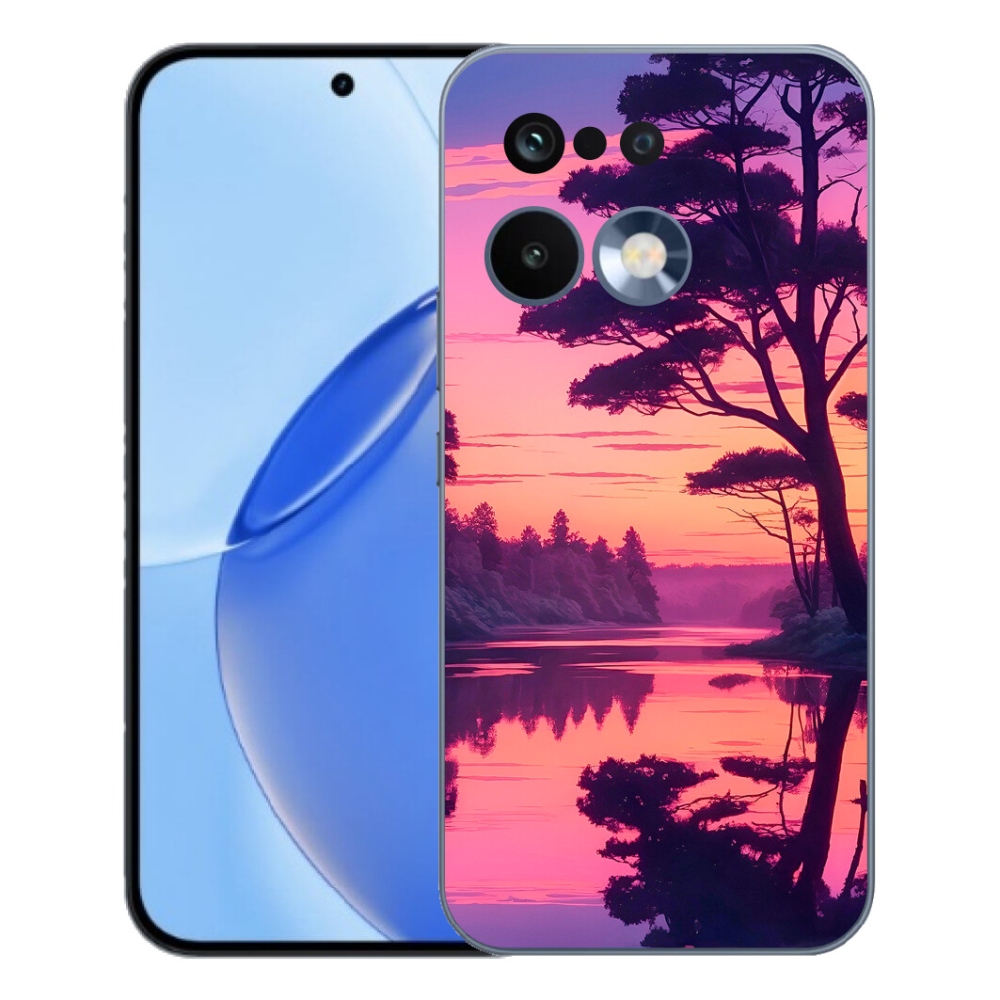 mmCase gélhuzat a Realme 16 Pro-hoz – naplemente a tó felett