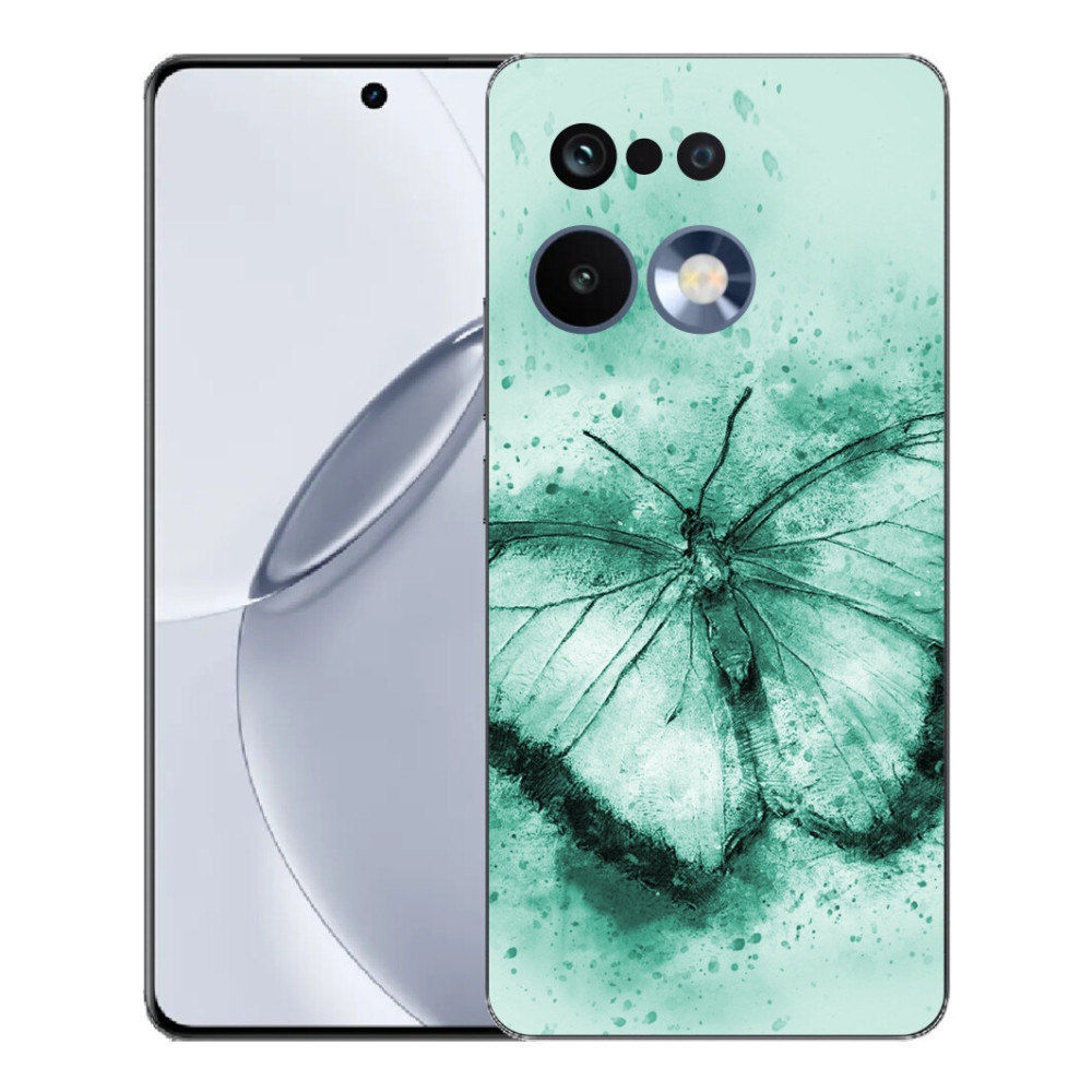 mmCase géltok a Realme 16 Pro+ készülékhez – zöld pillangó