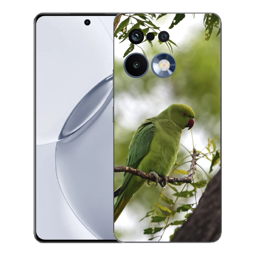 mmCase géltok a Realme 16 Pro+ készülékhez – zöld papagáj