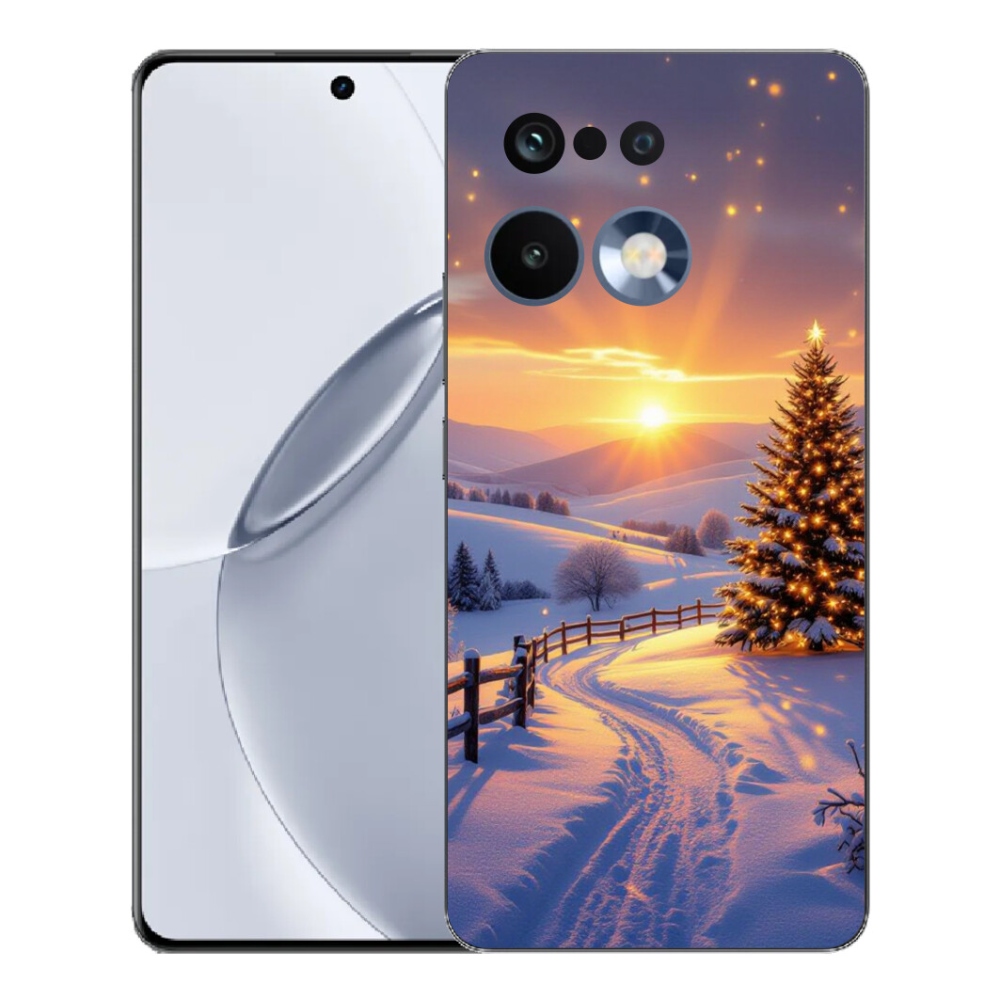 mmCase gélhuzat a Realme 16 Pro+ készülékhez – téli táj
