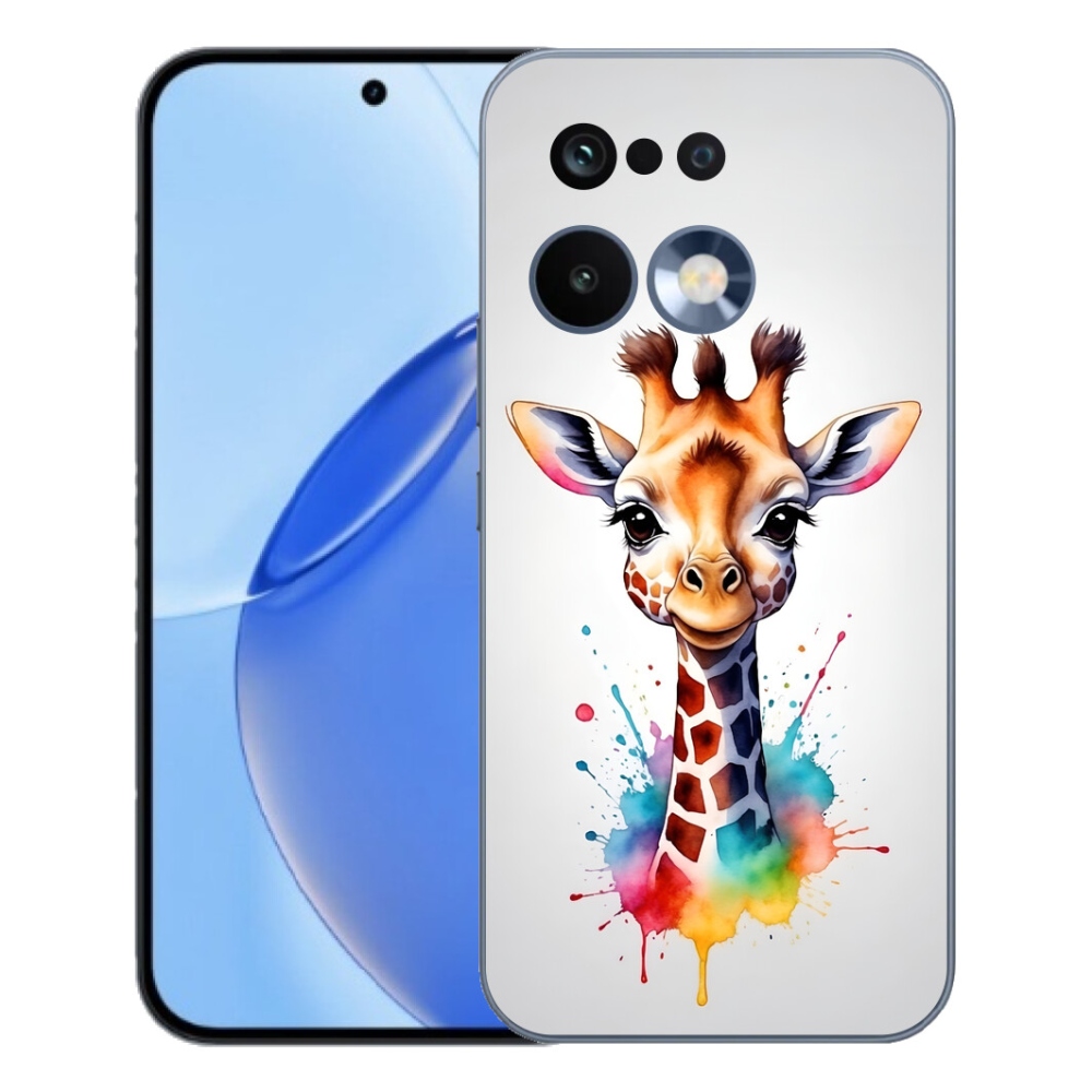 mmCase gél tok a Realme 16 Pro-hoz – zsiráf 1
