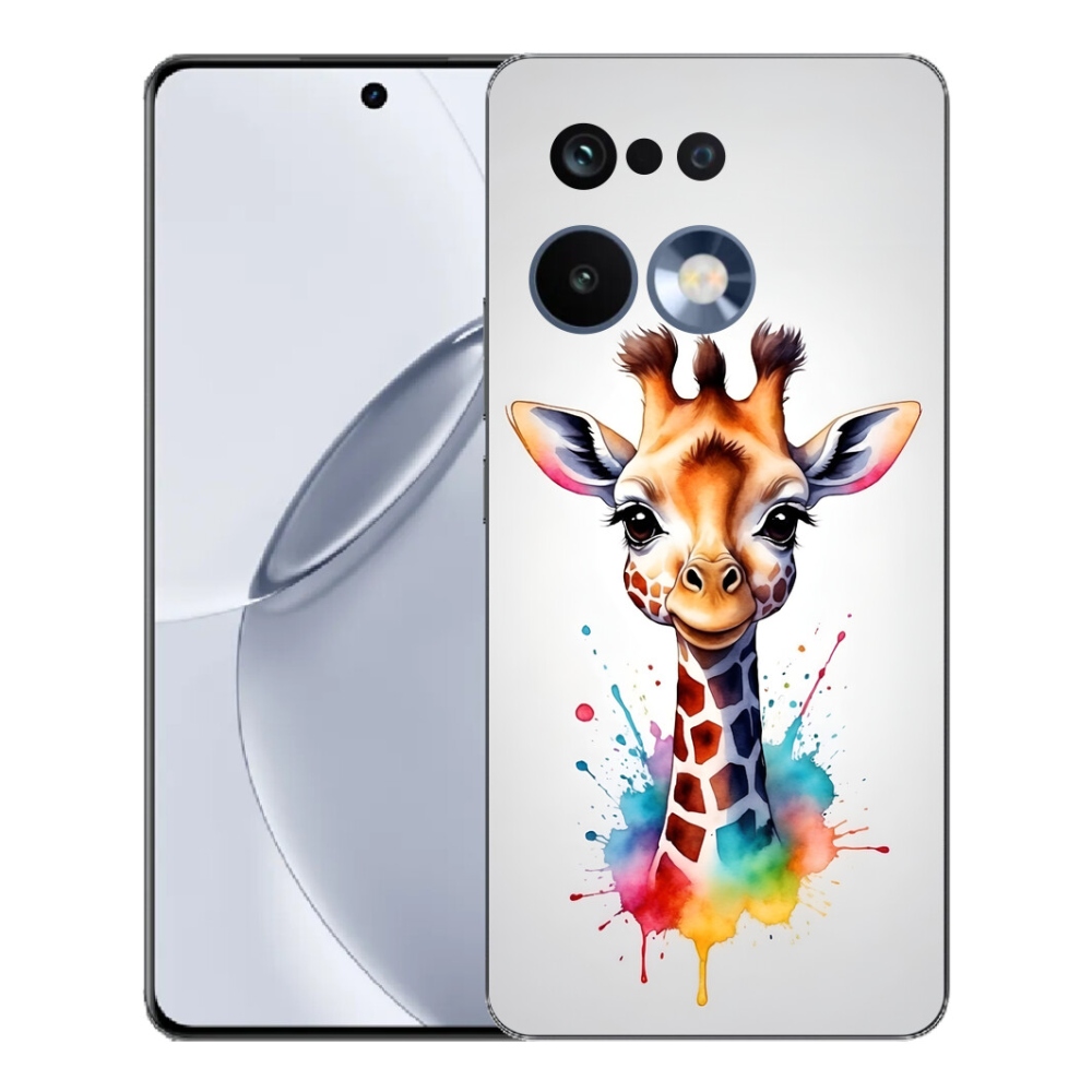 mmCase gél tok a Realme 16 Pro+ készülékhez – zsiráf 1