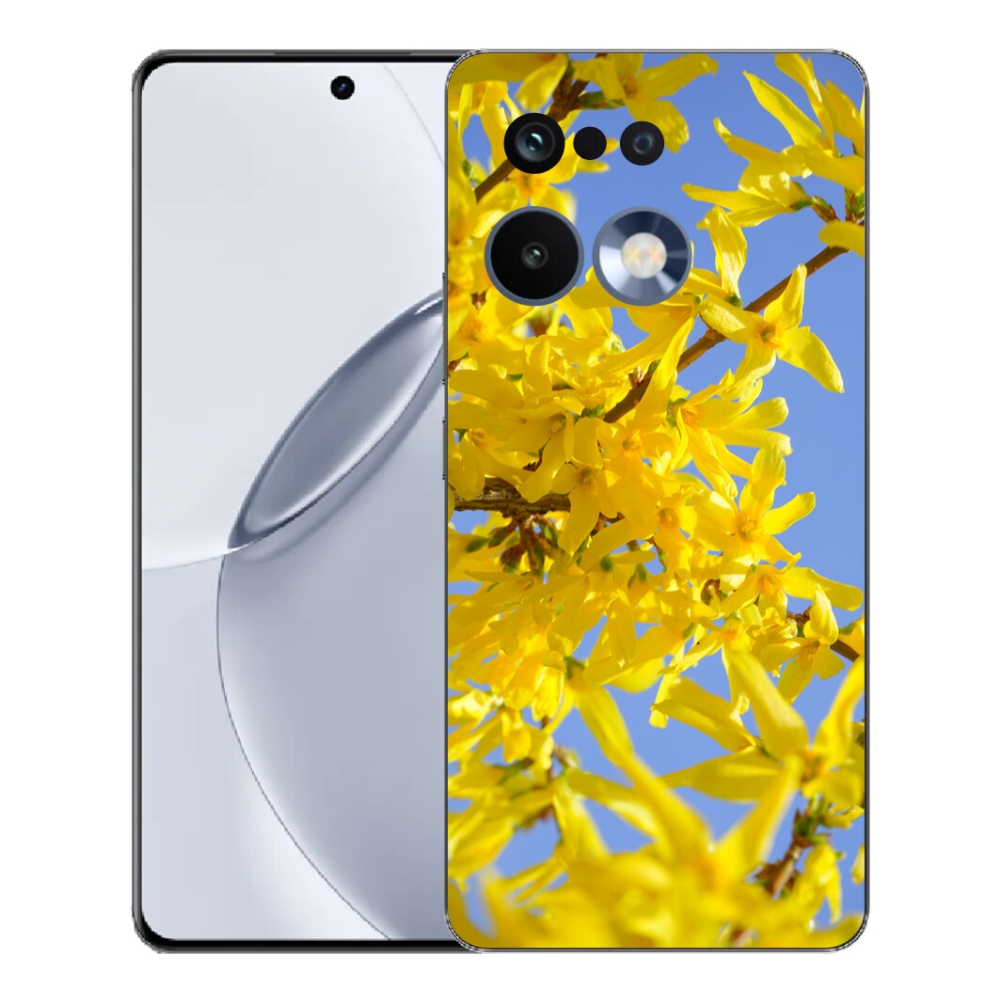 mmCase gél tok a Realme 16 Pro+ készülékhez – sárga virágok