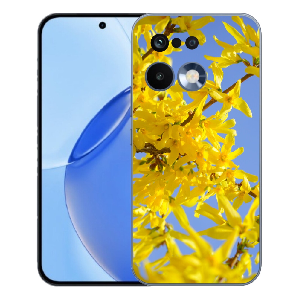 mmCase gél tok a Realme 16 Pro-hoz – sárga virágok
