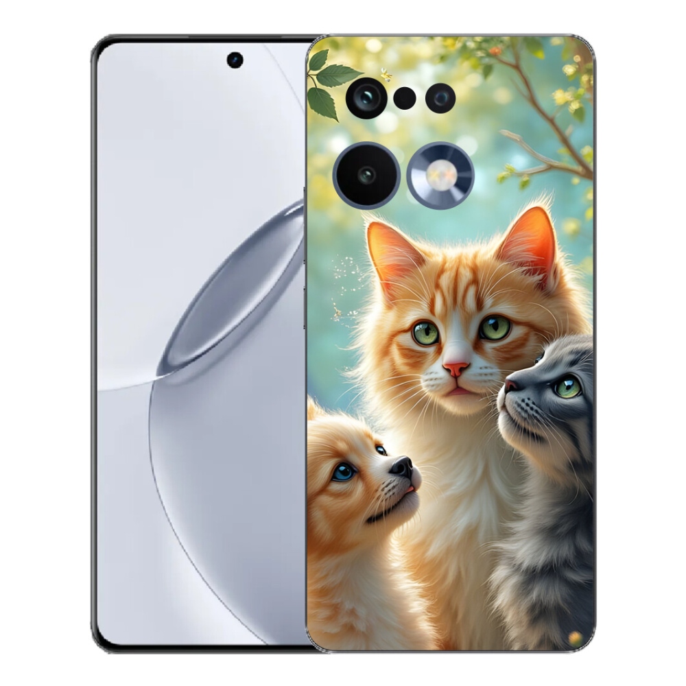 mmCase gélhuzat a Realme 16 Pro+ készülékhez – Állati barátság 2