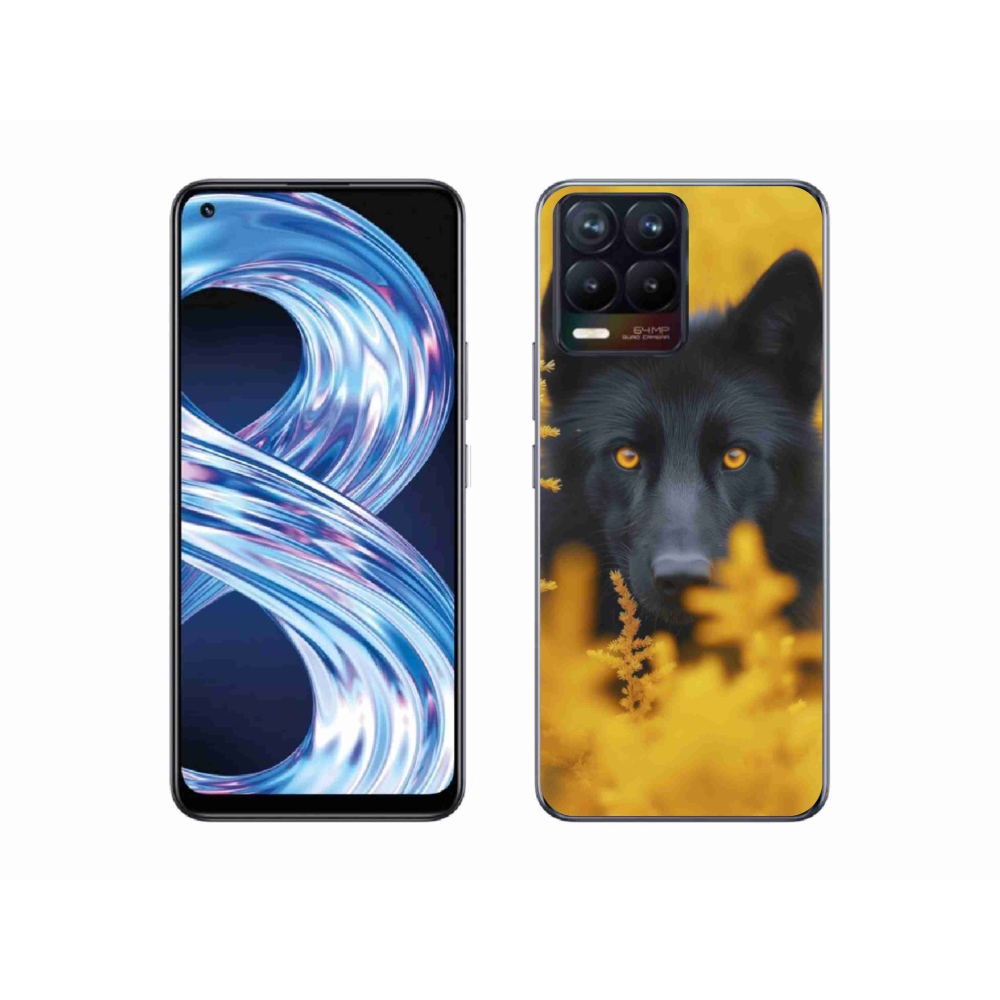 mmCase géltok a Realme 8 4G-hez – fekete farkas 2