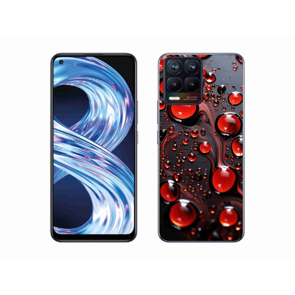 mmCase géltok a Realme 8 4G-hez – piros cseppek 2