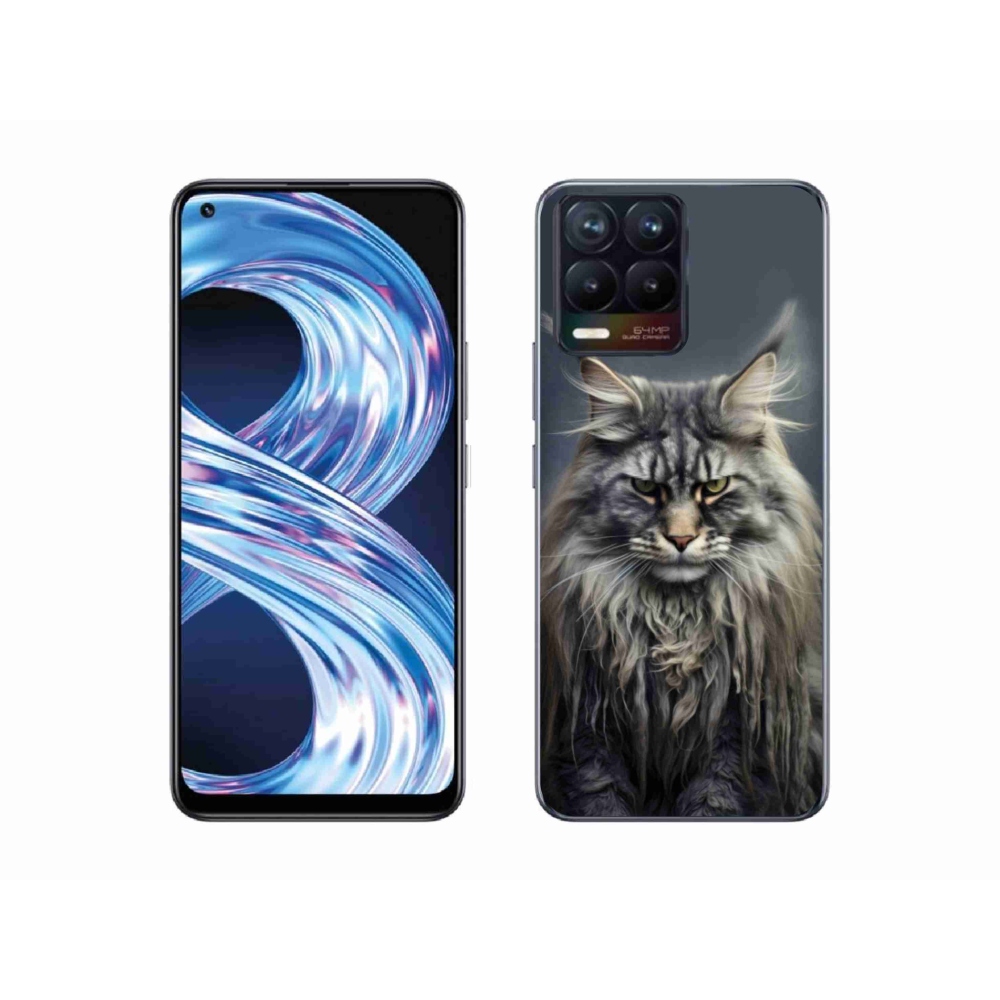 mmCase géltok a Realme 8 4G-hez – macskás mintázat 4