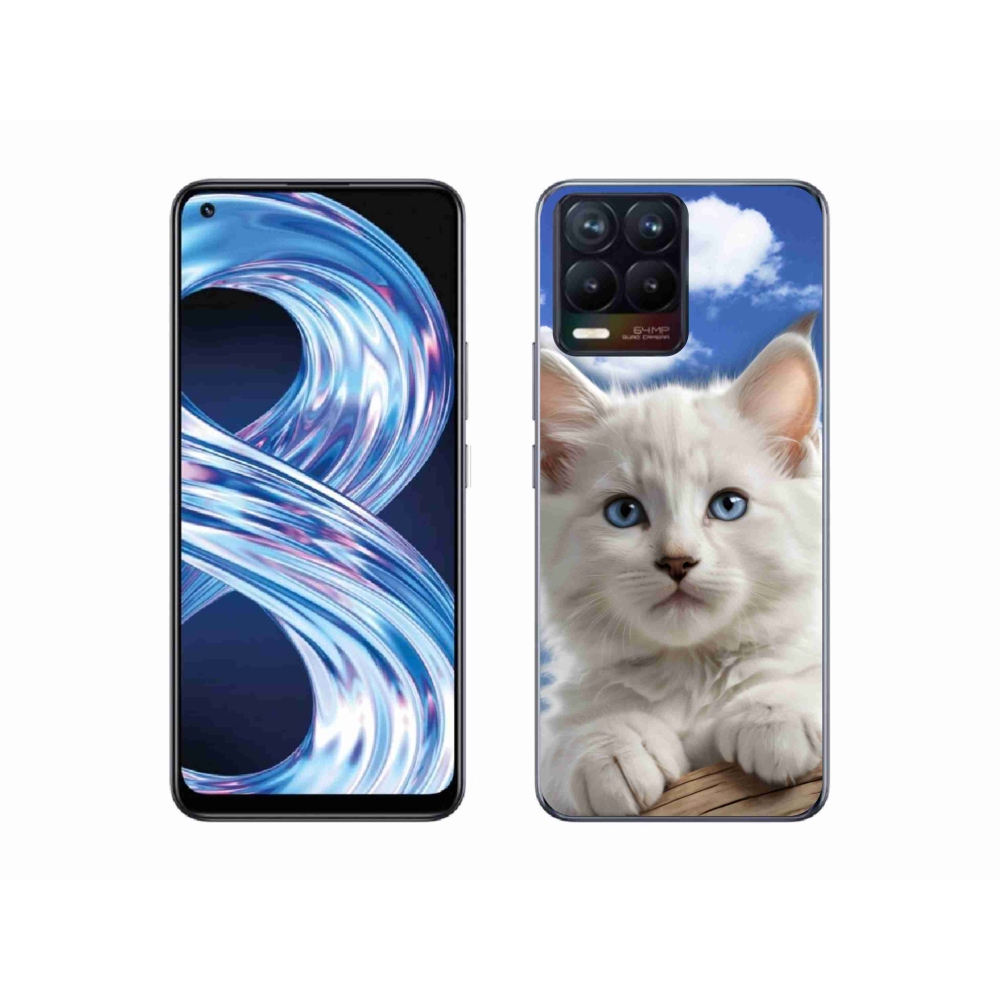 mmCase géltok a Realme 8 4G-hez – cica és felhők
