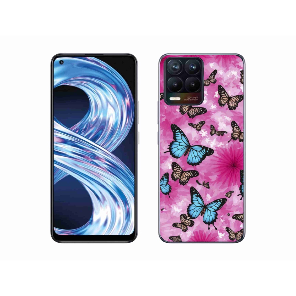 mmCase géltok a Realme 8 4G-hez – pillangókert